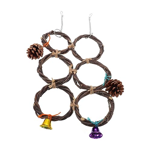 Levemolo Papageien-Spielplatz Conure-vogelspielzeug Vogelkäfig-Spielzeug Vogelseil-sitzstangen Papageienspielzeug Sicher Für Vögel Zum Kauen Levemolo Papageien-Spielplatz Conure-vogelspielzeug Vogelkäfig-Spielzeug Vogelseil-sitzstangen Papageienspielzeug Sicher Für Vögel Zum Kauen von Levemolo