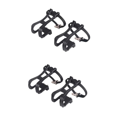 2 Paar Radfahren Pedal Zehenclip Fitnessstraße Indoor-Pedale Stationäre Fahrradpedale Trainieren Sportlicher Zehenclip Zehenclips Und Riemen Für Fahrräder Rennrad Heimtrainer Black Levemolo 2 Paar Radfahren Pedal Zehenclip Fitnessstraße Indoor-Pedale Stationäre Fahrradpedale Trainieren Sportlicher Zehenclip Zehenclips Und Riemen Für Fahrräder Rennrad Heimtrainer Black Levemolo von Levemolo