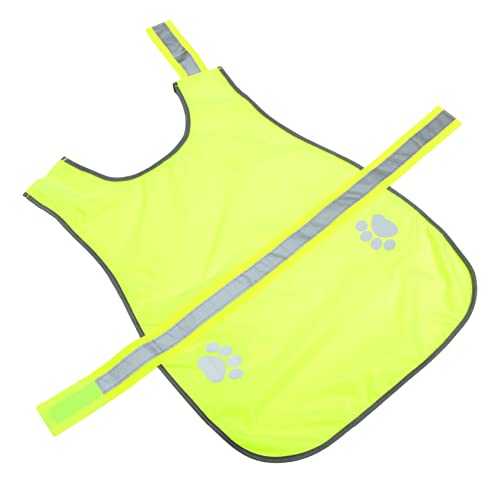 Levemolo Reflektierende Hundeweste aus Oxford-Stoff Weste für Haustiere Gelb L für Hunde Outdoor Hundeweste Levemolo Reflektierende Hundeweste aus Oxford-Stoff Weste für Haustiere Gelb L für Hunde Outdoor Hundeweste von Levemolo