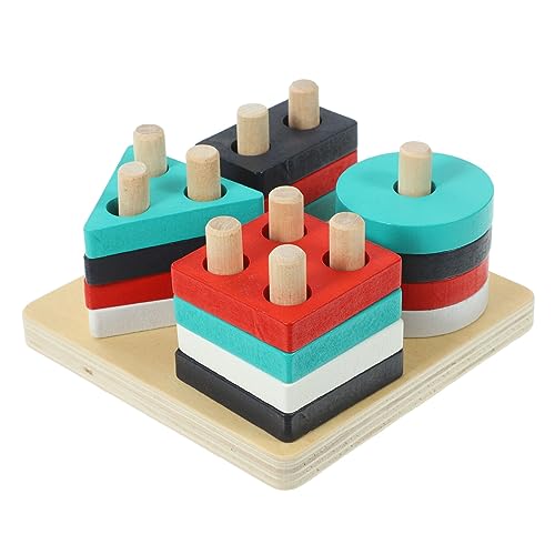 Levemolo Papagei Holzblock Vogel Spielzeug Für Vögel Papagei Holzblock Puzzle Vogel Stapelblock Levemolo Papagei Holzblock Vogel Spielzeug Für Vögel Papagei Holzblock Puzzle Vogel Stapelblock von Levemolo