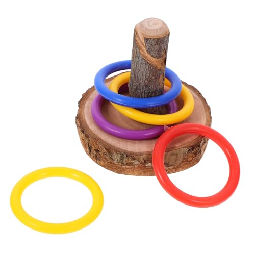 Levemolo 1 Satz Papageiensitzstangen Vogel Tischspielzeug Vogelfußspielzeug Vogelstapelringe Papageien-Puzzlespielzeug Papageienspielzeug mittlere Papageien Vogel Intelligenz hölzern Levemolo 1 Satz Papageiensitzstangen Vogel Tischspielzeug Vogelfußspielzeug Vogelstapelringe Papageien-Puzzlespielzeug Papageienspielzeug mittlere Papageien Vogel Intelligenz hölzern von Levemolo