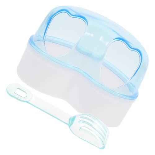 Levemolo Wiederverwendbare Hamsterbadewanne - Badesand Mit Glatten Kanten Für Haustiere Vertiefte Toilette Für Meerschweinchen Badewanne Für Haustiere von Levemolo