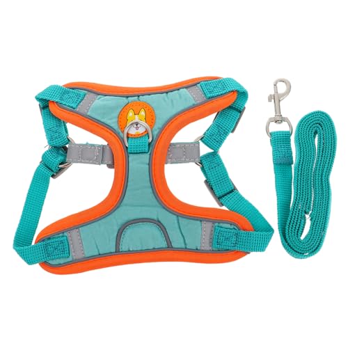 Levemolo Hundegeschirr und Leine Set für Welpen Service-Hundegeschirr Haustiergeschirr Kit Reflektierende Weste Levemolo Hundegeschirr und Leine Set für Welpen Service-Hundegeschirr Haustiergeschirr Kit Reflektierende Weste von Levemolo