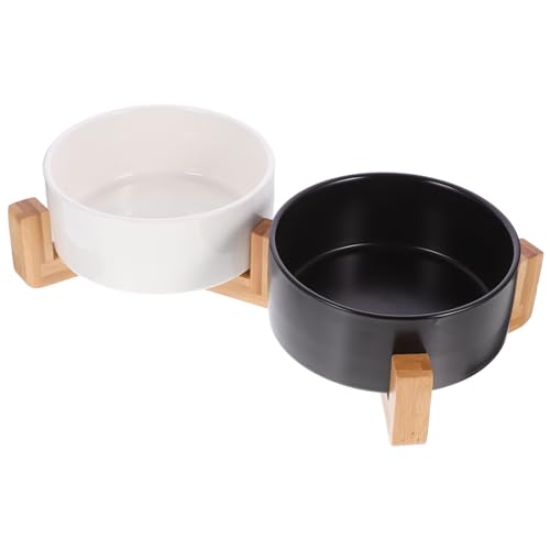 Levemolo 1 Set Anti Rutsch Futternapf Aus Keramik Für Haustiere, Hundenapf Mit Ständer, Hundefutternäpfe, Leichter Hundenapf, Hundefutterhalter, Hundefutternapf, Wassernapf, Praktischer Levemolo 1 Set Anti Rutsch Futternapf Aus Keramik Für Haustiere, Hundenapf Mit Ständer, Hundefutternäpfe, Leichter Hundenapf, Hundefutterhalter, Hundefutternapf, Wassernapf, Praktischer von Levemolo