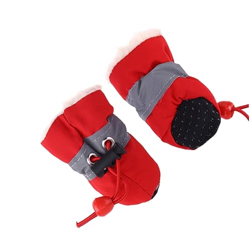 Levemolo 1 Set Anti Rutsch Hundeschuhe Mit Dickem üsch Für Hunde wasserdichte Pfotenschutzstiefel rutschfeste Gummisohle Für Kleine Und Mittlere Hunde Größe 1 Levemolo 1 Set Anti Rutsch Hundeschuhe Mit Dickem üsch Für Hunde wasserdichte Pfotenschutzstiefel rutschfeste Gummisohle Für Kleine Und Mittlere Hunde Größe 1 von Levemolo