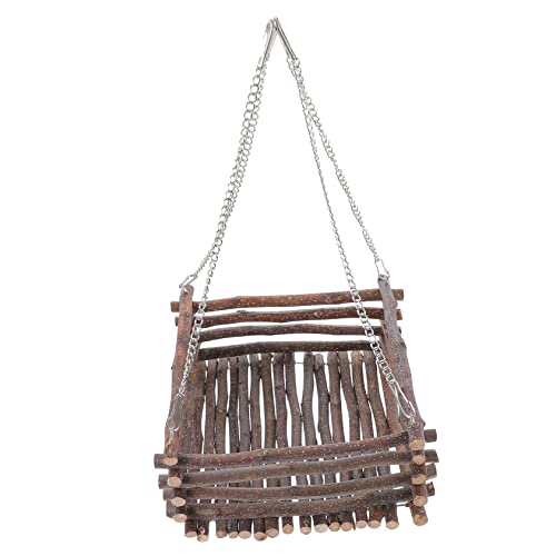 Levemolo 1 Set Hamster Hammock Apfel Zweig Hängematten Häschen Hängende Spielzeug Springbett von Levemolo