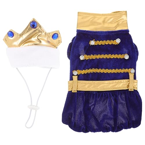 Levemolo 1satz Haustier Cosplay Kostümset Für Halloween Lustige Hundekleidung Mit Headdress Und Outfit Für Partys Geeignet Für Kleine Hunde Und Katzen Niedliches Und Auffälliges Design Levemolo 1satz Haustier Cosplay Kostümset Für Halloween Lustige Hundekleidung Mit Headdress Und Outfit Für Partys Geeignet Für Kleine Hunde Und Katzen Niedliches Und Auffälliges Design von Levemolo