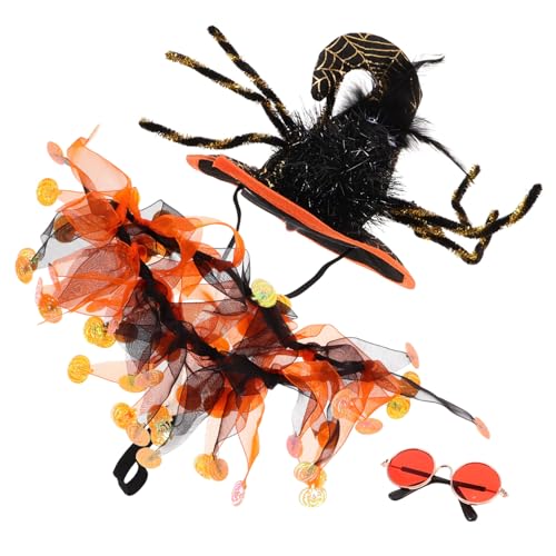 Levemolo 1 Set Katzen Halloween Hut, Dekorative Katzenhalsbänder, Haustierhals, Brillenhalsband, Dekoratives Hundehalsband, Party Katzenhalsband, Haustierhalsband, Halloween Levemolo 1 Set Katzen Halloween Hut, Dekorative Katzenhalsbänder, Haustierhals, Brillenhalsband, Dekoratives Hundehalsband, Party Katzenhalsband, Haustierhalsband, Halloween von Levemolo