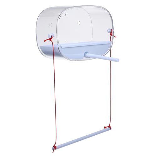 Levemolo 1 Set Vogelfutterschale Für Papageienfutter Vogelfutterspender Vogelzubehör Vogelbedarf Papageienfutterspender Kunststoff Papageienfutterspender Vogelfutterbehälter von Levemolo