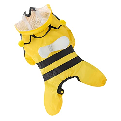 Levemolo 1 Stück Hund Bienenförmige Regenmantel Praktische Regen Poncho Pet Raincoat Für Hunde Levemolo 1 Stück Hund Bienenförmige Regenmantel Praktische Regen Poncho Pet Raincoat Für Hunde von Levemolo