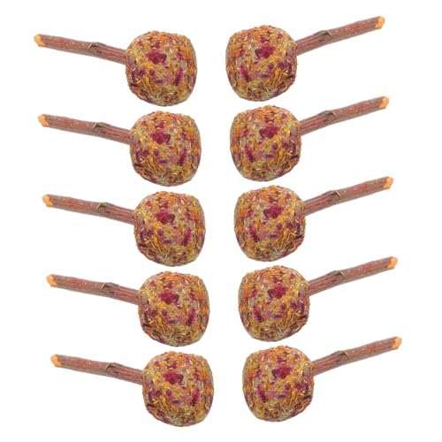 Levemolo 10stücke Kauspielzeug Für Kleintiere Molarstöcke Für Kaninchen Hamster Und Meerschweinchen Sicheres Und Langlebiges Spielzeug Zahnpflege Beschäftigung Für Haustiere von Levemolo