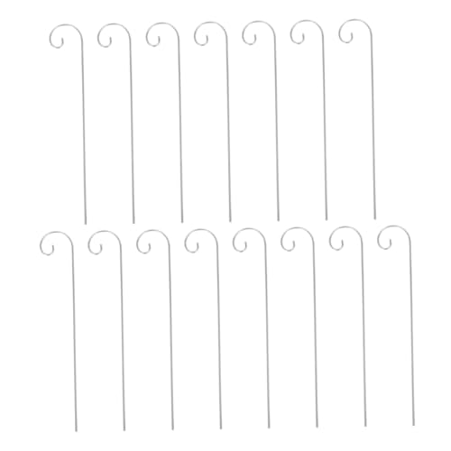Levemolo 15 Stück Garten Hirtenhaken Metall Pflanzenetikettenhalter für Hängende Pflanzen Laternen und Gartenschilder Robuste Dekoration für Garten Terrasse und Landschaftsbereiche Levemolo 15 Stück Garten Hirtenhaken Metall Pflanzenetikettenhalter für Hängende Pflanzen Laternen und Gartenschilder Robuste Dekoration für Garten Terrasse und Landschaftsbereiche von Levemolo