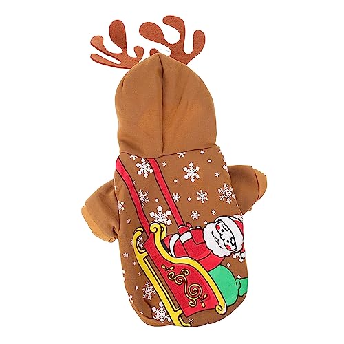 Levemolo 1stück Weihnachts Hundekleidung Mit Kapuze Dekorativer Hundepullover Für Kleine Hunde Und Katzen Atmungsaktive Und Bequeme Weihnachtsmode Für Festliche Anlässe Levemolo 1stück Weihnachts Hundekleidung Mit Kapuze Dekorativer Hundepullover Für Kleine Hunde Und Katzen Atmungsaktive Und Bequeme Weihnachtsmode Für Festliche Anlässe von Levemolo