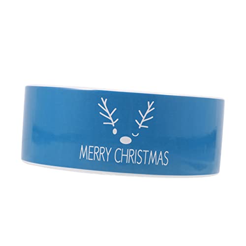 Levemolo 1Stk Keramikschale rund weihnachtsmotiv Haustierfutterbehälter für Haustiere pet Food Container Futternapf für Hunde Katzennapf Hund wassernapf Haustiernapf Hundenapf Blue Levemolo 1Stk Keramikschale rund weihnachtsmotiv Haustierfutterbehälter für Haustiere pet Food Container Futternapf für Hunde Katzennapf Hund wassernapf Haustiernapf Hundenapf Blue von Levemolo