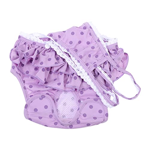 Levemolo 1Stk physiologische Hosen für Haustiere Windeln Sicherheitshose für Haustiere Overalls für Welpenkleider Hunde Unterhose hundewindel Haustier Windel Haustierhosen Baumwolle Violett Levemolo 1Stk physiologische Hosen für Haustiere Windeln Sicherheitshose für Haustiere Overalls für Welpenkleider Hunde Unterhose hundewindel Haustier Windel Haustierhosen Baumwolle Violett von Levemolo