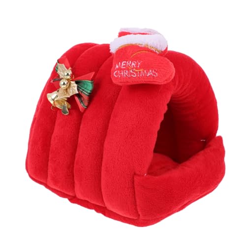 Levemolo Warmes Hamsterbett mit Kapuze für Kleintiere bequemes Winterbett Chinchilla Eichhörnchen Schlafunterlage Levemolo Warmes Hamsterbett mit Kapuze für Kleintiere bequemes Winterbett Chinchilla Eichhörnchen Schlafunterlage von Levemolo
