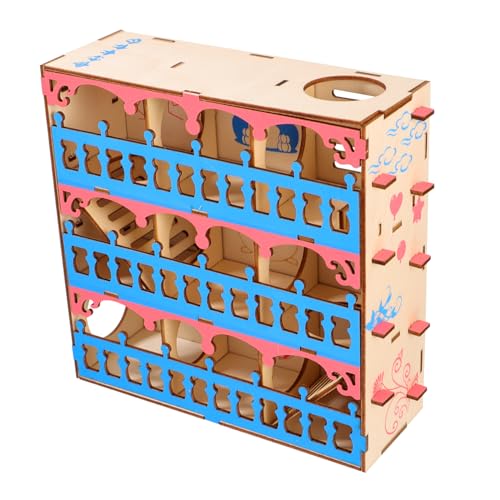 Levemolo Einzigartiges Holzspielzeug für Hamster Haustiere Holztunnel Unterhaltung für Ihr Haustier Levemolo Einzigartiges Holzspielzeug für Hamster Haustiere Holztunnel Unterhaltung für Ihr Haustier von Levemolo