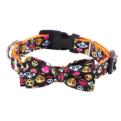 Levemolo Zeckenhalsband Für Katze Und Hund Halloween-katzenhalsband Haustierbedarf Mit Schleifendekor Leuchtender Farbe Sicher Und Bequem Levemolo Zeckenhalsband Für Katze Und Hund Halloween-katzenhalsband Haustierbedarf Mit Schleifendekor Leuchtender Farbe Sicher Und Bequem von Levemolo