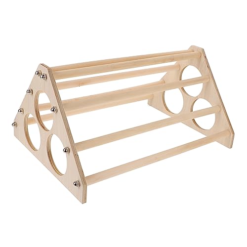 Levemolo Hühnerv Spielzeug Holz Hühnerstand Für Hühner Und Vögel Stabiler Und Sicherer Hühnerbalken Balance Und Bewegung Beißfest Und Langlebig Für Haustiere von Levemolo