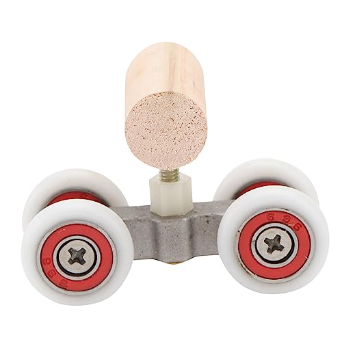 Levemolo Papagei Skate Spielzeug für Vögel Interaktives Holzspielzeug für Wellensittiche Papageien Lustiger Spielplatz für Haustiertraining Spielspaß von Levemolo