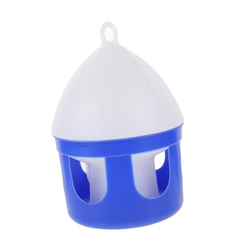 Levemolo 1stk Taubenkessel Futterstelle Für Haustiertauben Wasser Trinkkessel -futterhäuschen Für Draußen Zubehör Für Automatischen Vogelwasserspender Wasserkühler Wachtel PVC Blue von Levemolo