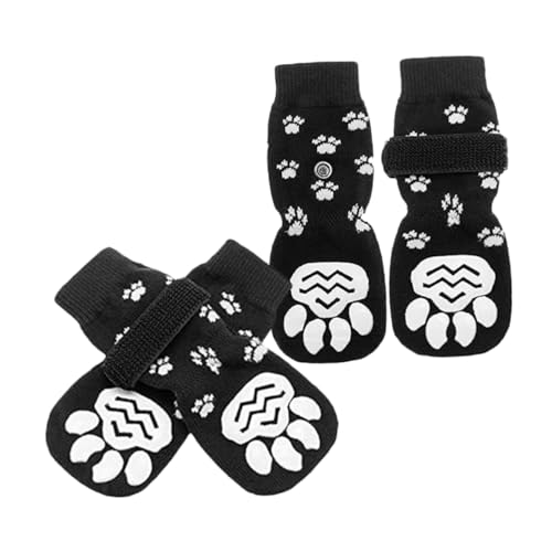 Levemolo Hundesocken rutschfeste Haustiersocken Für Mittelgroße Und Große Hunde Gummiband Für Den Außenbereich Levemolo Hundesocken rutschfeste Haustiersocken Für Mittelgroße Und Große Hunde Gummiband Für Den Außenbereich von Levemolo
