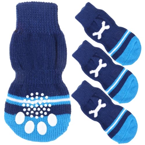 Levemolo 2 Paar Haustiersocken Kleine Hundesocken Verschleißfester Hundepfotenschutz Tragbare Hundesocken Verschleißfeste Hundesocken Waschbare Baumwollsocken Austauschbare Baumwollsocken Levemolo 2 Paar Haustiersocken Kleine Hundesocken Verschleißfester Hundepfotenschutz Tragbare Hundesocken Verschleißfeste Hundesocken Waschbare Baumwollsocken Austauschbare Baumwollsocken von Levemolo