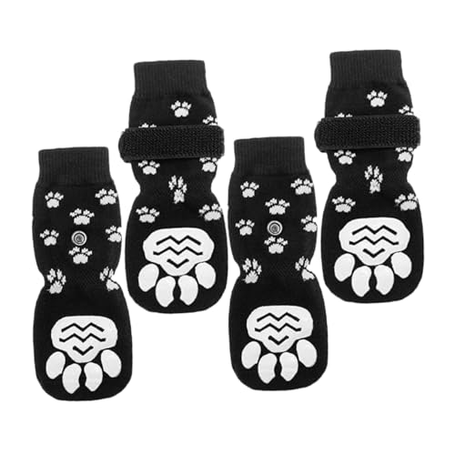 Levemolo Haustiersocken Hundesocken Mit Riemen Hundesocken Für Hunde Leicht Zu Tragen Schwarz S Levemolo Haustiersocken Hundesocken Mit Riemen Hundesocken Für Hunde Leicht Zu Tragen Schwarz S von Levemolo
