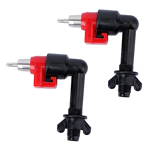Levemolo 2 Stück Automatischer Geflügel Wassertränker Langlebiger Hühner Wasserspender Robustem Material Einfache Installation Geeignet für Hühner Tauben Vögel und Küken Geflügelhaltung von Levemolo