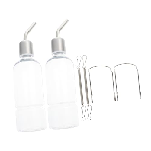 Levemolo Hängende Trinkflasche Für Kaninchen Meerschweinchen Und Chinchillas Aus Kunststoff Und Edelstahl Auslaufsicher Und Transparent Levemolo Hängende Trinkflasche Für Kaninchen Meerschweinchen Und Chinchillas Aus Kunststoff Und Edelstahl Auslaufsicher Und Transparent von Levemolo