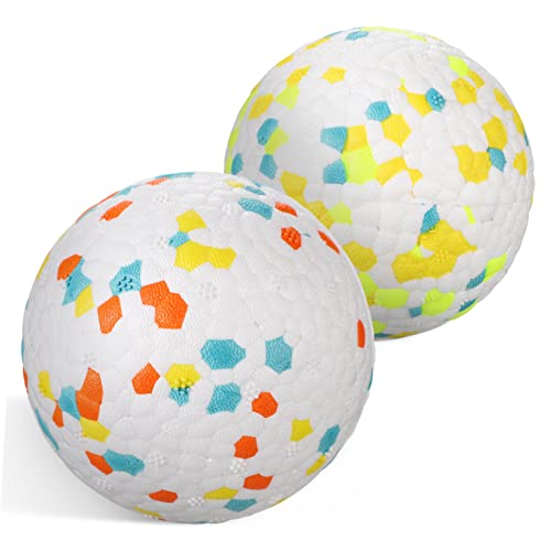 Levemolo 2 Stück Hochwertige Kau Bälle für Hunde Teiliges aus Langlebigem Material Interaktive Spielzeuge Leuchtenden Farben für Optimale Mundreinigung und Spielspaß Levemolo 2 Stück Hochwertige Kau Bälle für Hunde Teiliges aus Langlebigem Material Interaktive Spielzeuge Leuchtenden Farben für Optimale Mundreinigung und Spielspaß von Levemolo