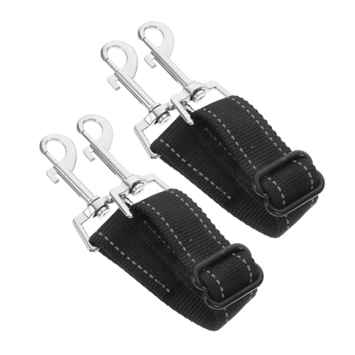 Levemolo 2stücke Reflektierende Hundehalsbandclips Einstellbarer Nylon-halsbandverbinder Für Sicheres Anbringen Von Haustieren Für Hunde Und Welpen Mit Praktischem Doppelverschluss von Levemolo