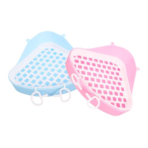 Levemolo 2er-Pack Kleintiertoilette für Meerschweinchen und Hamster Katzentoilette Nicht Auslaufsicheres Design Levemolo 2er-Pack Kleintiertoilette für Meerschweinchen und Hamster Katzentoilette Nicht Auslaufsicheres Design von Levemolo