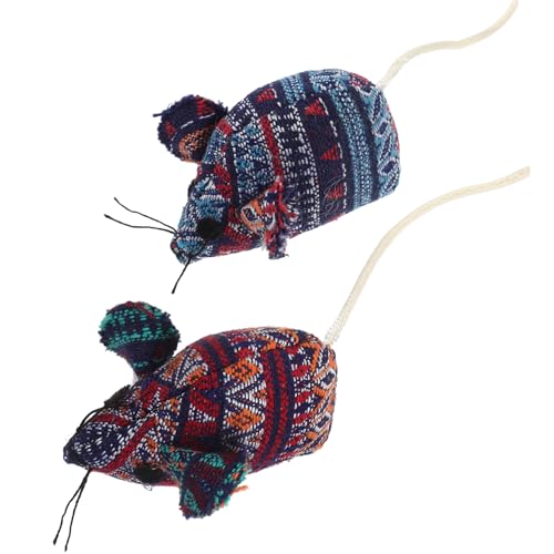 Levemolo Spielzeug Für Katzen Plüsch-mäuse-Set Interaktives Katzenspielzeug Weiche Stoffmäuse 2 Stück Spielzeug Levemolo Spielzeug Für Katzen Plüsch-mäuse-Set Interaktives Katzenspielzeug Weiche Stoffmäuse 2 Stück Spielzeug von Levemolo
