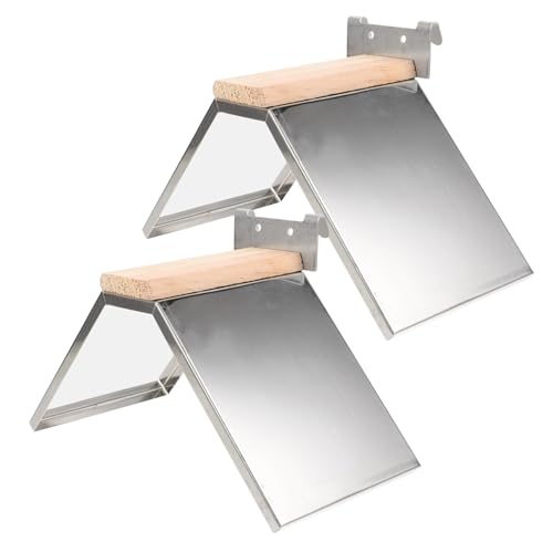 Levemolo Vogel-sitzstangenhalter-Set Eisen Kunststoff Taubenstange Vogelspielzeug Für Sittiche Aras Und Papageien Levemolo Vogel-sitzstangenhalter-Set Eisen Kunststoff Taubenstange Vogelspielzeug Für Sittiche Aras Und Papageien von Levemolo