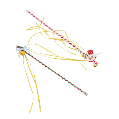 Levemolo Einzigartiges Weihnachtsspielzeug zum Necken der Katze mit Katzenminze Katzenspielzeug Katzen-Teaser-Zauberstab sicheres PVC-Material Levemolo Einzigartiges Weihnachtsspielzeug zum Necken der Katze mit Katzenminze Katzenspielzeug Katzen-Teaser-Zauberstab sicheres PVC-Material von Levemolo