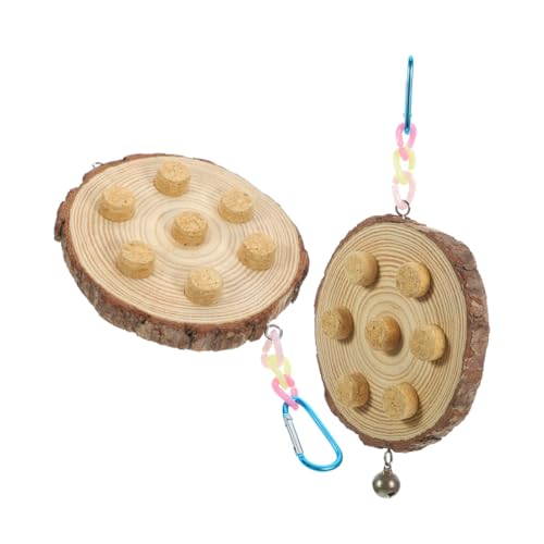 Levemolo 2 Stücke Vogel Papagei Kauen Spielzeug Hängen Nahrungssuche Schredder Holz Sittich Schnabel Schleifen Spielzeug Levemolo 2 Stücke Vogel Papagei Kauen Spielzeug Hängen Nahrungssuche Schredder Holz Sittich Schnabel Schleifen Spielzeug von Levemolo