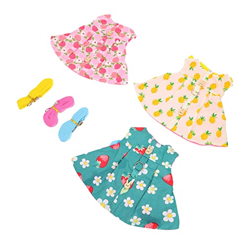 Levemolo 3 Sets Bunny Kleidung Für Hamster Weste Leine Weste Für Haustier Im Freien Foto Party Levemolo 3 Sets Bunny Kleidung Für Hamster Weste Leine Weste Für Haustier Im Freien Foto Party von Levemolo