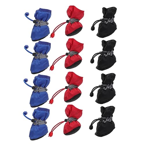 Levemolo Haustier Hund Schuhe wasserdichte Boot Set Verdickt Warme Hund Regen Schuhe Doggy Stiefel für Regen Levemolo Haustier Hund Schuhe wasserdichte Boot Set Verdickt Warme Hund Regen Schuhe Doggy Stiefel für Regen von Levemolo