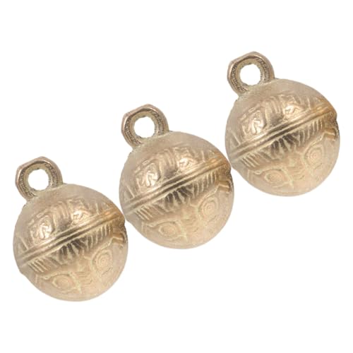 Levemolo 3 Stück Retro Miniglocken Für Hundehalsbänder Dekorative Kupferglocken Für DIY Windspiele Und Bastelprojekte Kleine Kupferglocken Für Haustierzubehör Levemolo 3 Stück Retro Miniglocken Für Hundehalsbänder Dekorative Kupferglocken Für DIY Windspiele Und Bastelprojekte Kleine Kupferglocken Für Haustierzubehör von Levemolo