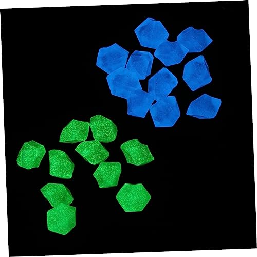 Levemolo 300stücke Resin Pebbles Für Aquarien Leuchtende Landschaftsdekoration Für Fischtanks Sicher Für Süßwasserfische Langlebige Steine von Levemolo
