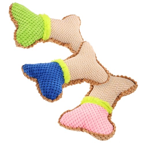 Levemolo Kauspielzeug für Hunde 3er-Pack Plüsch-Quietschspielzeug interaktives Hundespielzeug lustiger Welpen-Beißspielzeug Hundespielspielzeug Levemolo Kauspielzeug für Hunde 3er-Pack Plüsch-Quietschspielzeug interaktives Hundespielzeug lustiger Welpen-Beißspielzeug Hundespielspielzeug von Levemolo