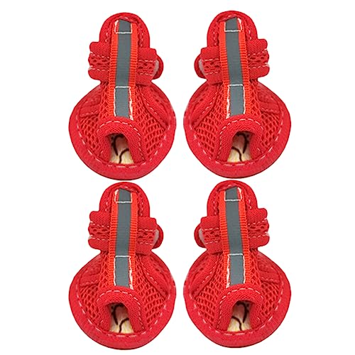 Levemolo Leichtes Nicht-hundeschuh-Set 4 Paar Haustierschuhe Für Hunde Und Katzen Levemolo Leichtes Nicht-hundeschuh-Set 4 Paar Haustierschuhe Für Hunde Und Katzen von Levemolo