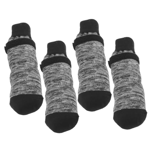 Levemolo Hundesocken Haustiersocken Hundesocken Pfoten Verschleißfeste Socken für Hunde Tragbare Baumwollsocken Winter Warme Pfotenschützer Levemolo Hundesocken Haustiersocken Hundesocken Pfoten Verschleißfeste Socken für Hunde Tragbare Baumwollsocken Winter Warme Pfotenschützer von Levemolo