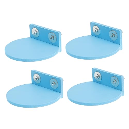 Levemolo 4 Stücke Holz Jump Plattform für Hamster Haustier Unterhaltung Spielen Spielzeug Zufällige Farbe Käfig Zubehör von Levemolo