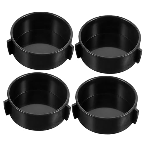 Levemolo 4 Stück Wurmtablett Wasserschale dekorative Reptilienschale Futternapf für Reptilien wasserschüssel Reptilien zubehör trinkhut Reptiliengerichte Premium Reptiliennapf Keramik Black Levemolo 4 Stück Wurmtablett Wasserschale dekorative Reptilienschale Futternapf für Reptilien wasserschüssel Reptilien zubehör trinkhut Reptiliengerichte Premium Reptiliennapf Keramik Black von Levemolo