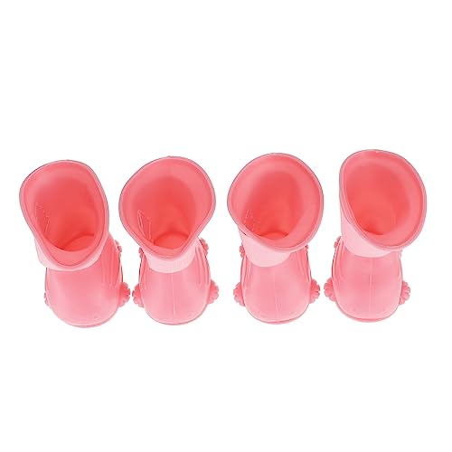 Levemolo Hundestiefel Hundeschuhe Regenstiefel für Hunde Outdoor-Haustier-Regenstiefel Rosa Größe M Levemolo Hundestiefel Hundeschuhe Regenstiefel für Hunde Outdoor-Haustier-Regenstiefel Rosa Größe M von Levemolo