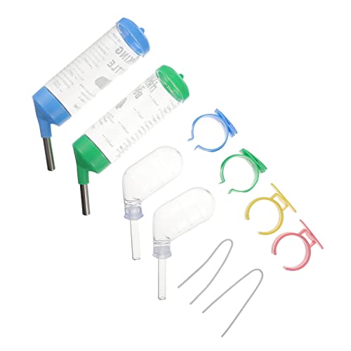 Levemolo 4 Stück Tropffreie Trinkflaschen Für Kleintiere Hamster Und Igel Auslaufsicher Transparente Wasserflasche Mit Kleiner Kugel Komfortable Tierbedarf von Levemolo