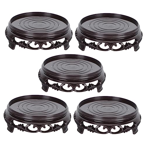 Levemolo Blumentopfhalter-bodenständer 5-teilig Dekorativer Pflanzenständer Für Drinnen Und Draußen Basis Zum Tragen von Levemolo