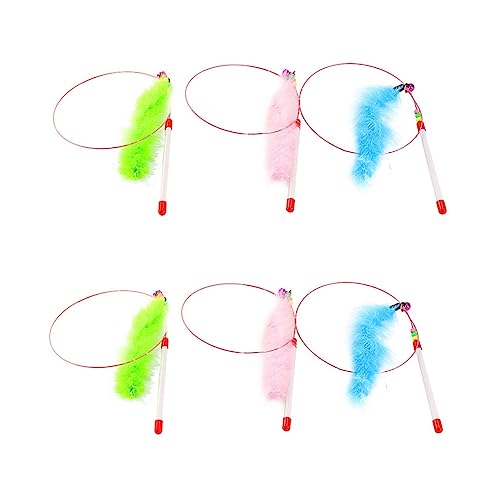 Levemolo 6 Stück Katzenspielzeugzubehör Katzenangel Für Kätzchen Haustierspielzeug Katzenspielzeug Stahldraht Katzenspielzeug Zauberstab Spielzeug Katzenspielzeug Levemolo 6 Stück Katzenspielzeugzubehör Katzenangel Für Kätzchen Haustierspielzeug Katzenspielzeug Stahldraht Katzenspielzeug Zauberstab Spielzeug Katzenspielzeug von Levemolo